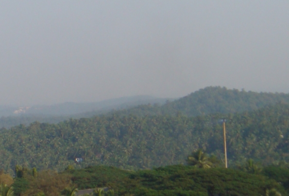 Hillocks and the sky